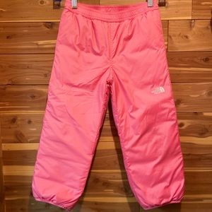 Girls North Face XS snow/ski pants, reversible